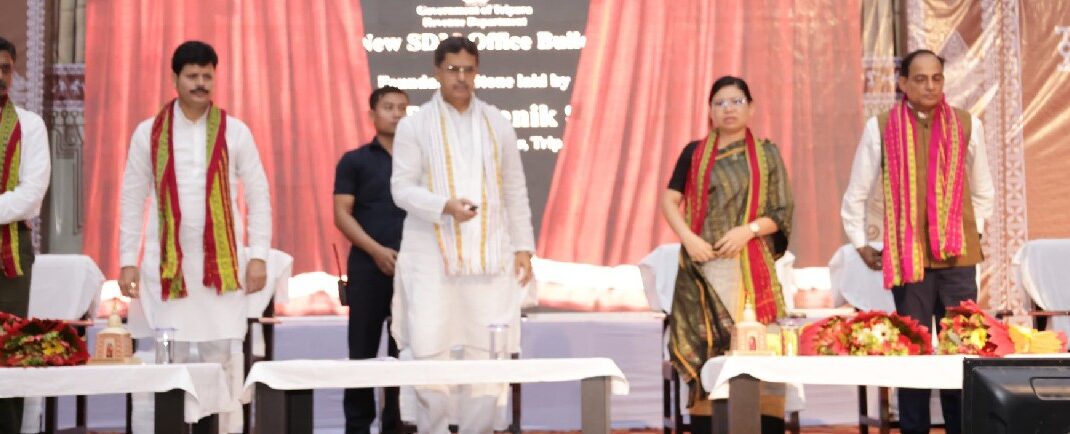 ঊনকোটি জেলায় ১০টি প্রকল্পের উদ্বোধন ও ৫টি শিলান্যাস করলেন মুখ্যমন্ত্রী ডাঃ সাহা